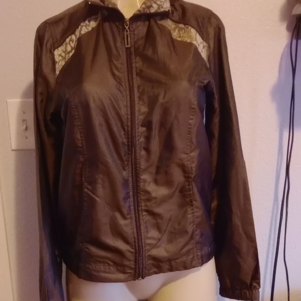 Three Hearts Brown Bomber Jacket